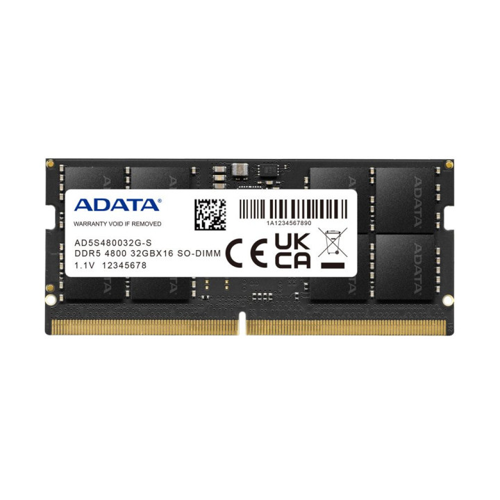 ADATA TECHNOLOGY B.V. ADATA SODIMM 32GB DDR5 4800MHZ